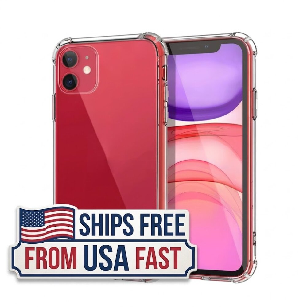 Clear Case Shockproof Cover for iPhone 12 11 XS XR Pro Max